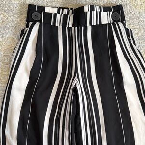 JohnPaulRichard Black and White Striped Garment